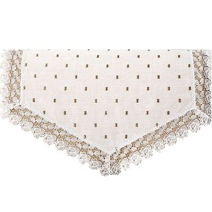 沙发靠背巾棉麻白色简约现代四季通用布艺扶手巾沙发防尘盖巾蒙布