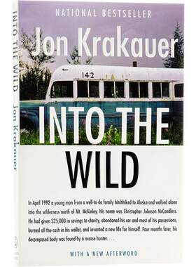 【中商原版】荒野生存:阿拉斯加之死 英文原版 Into the Wild Jon Krakauer成名作 肖恩潘电影原著小说 正版