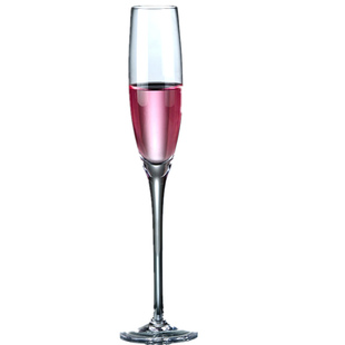 高挑细长起泡酒杯高脚杯喜庆专用香槟杯水晶玻璃红酒杯促销包邮