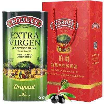 伯爵5升家庭装特级初榨橄榄油