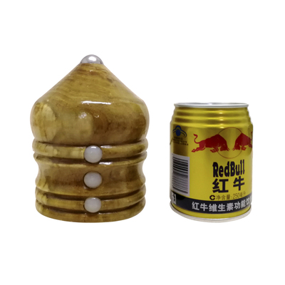 儿童木质陀螺玩具发光冰嘎鞭绳