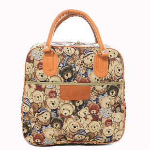 手拎旅行包女手提小行李包韩版短途可爱大容量轻便简约旅游衣服包