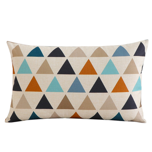 腰枕长形抱枕靠垫办公室腰靠枕北欧风家用简约麋鹿沙发汽车枕含芯