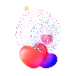 爱心烟花手机直播礼物 svga素材 ae模板转场 mg动画制作原创包邮