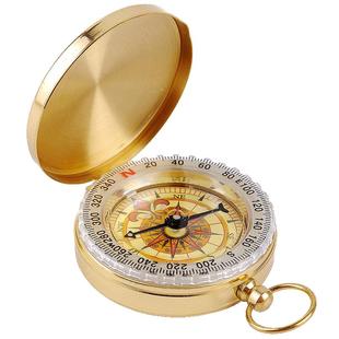 车载指南针户外汽车车用车内儿童罗盘高精度指北针多功能夜光防水