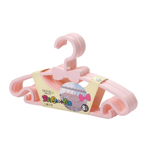 非凡家品儿童衣架新生儿小孩宝宝内衣袜子晒衣架无痕挂撑衣服架
