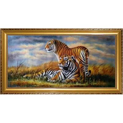 动物会所大堂老虎壁画新品上市