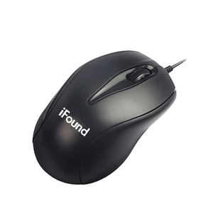 正品（ifound） F370有线鼠标盒装USB办公专用台式机光电鼠标