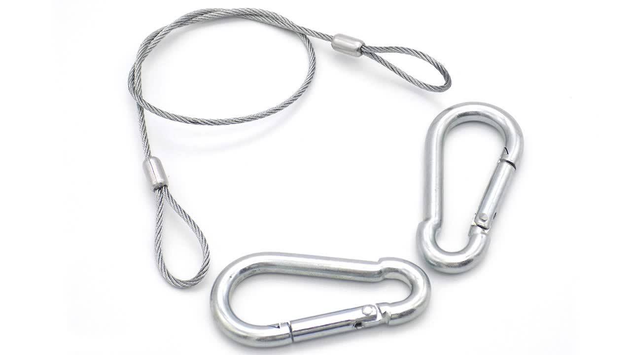 Suspending And Bracing Stainless Steel Wire Rope With Zip Clip