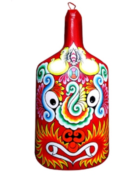 中国风纯手工礼品铲型马勺脸谱