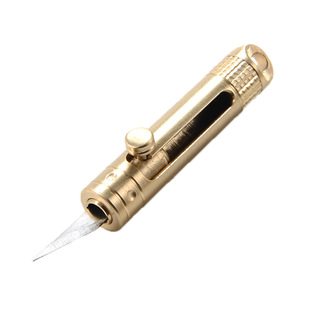 黄铜小刀子随身袖珍开箱拆快递的神器迷你携带工具钥匙扣锋利微型