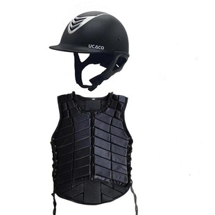 马术头盔护甲手套护腿马裤马靴男女儿童骑马服装套备用品精骑马具