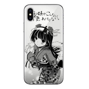 俺妹五更琉璃/黑猫手机壳高坂桐乃二次元动漫周边软保护套玻璃壳