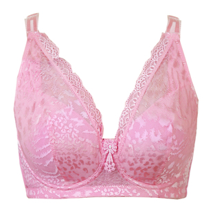 特加超大码文胸300斤超薄聚拢调整显小胖mm加肥加大ef杯女士内衣