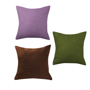 出口抱枕套全棉不含芯汽车沙发腰枕靠垫套子正方形北欧风一对纯棉