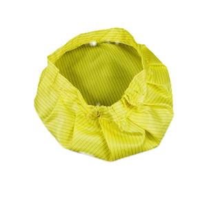 闽鑫圆防静电圆帽防尘白蓝色男女防护帽厨师帽工作劳保帽10个包邮