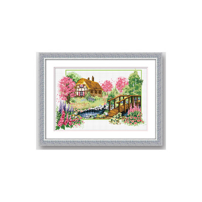 ks十字绣正品专卖店四季田园客厅