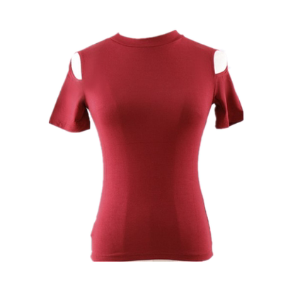 拉丁国标露肩舞蹈长袖上衣