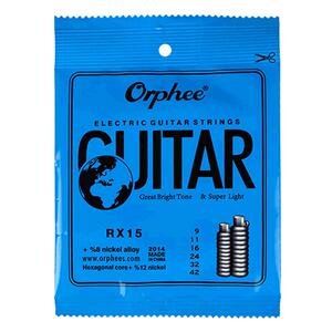 ORPHEE电吉他弦套装一套6根彩色009专业电吉他琴弦套装粗细可选