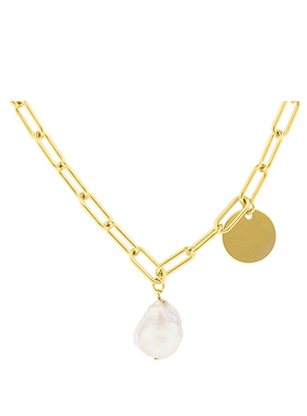 abyb Charming 巴洛克珍珠项链女虚幻锁骨链白鹿同款小众轻奢颈链