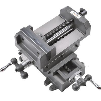 雅赛崎十字平口钳台虎钳3寸4寸5寸6寸8寸精密重型台钻铣床钳工用