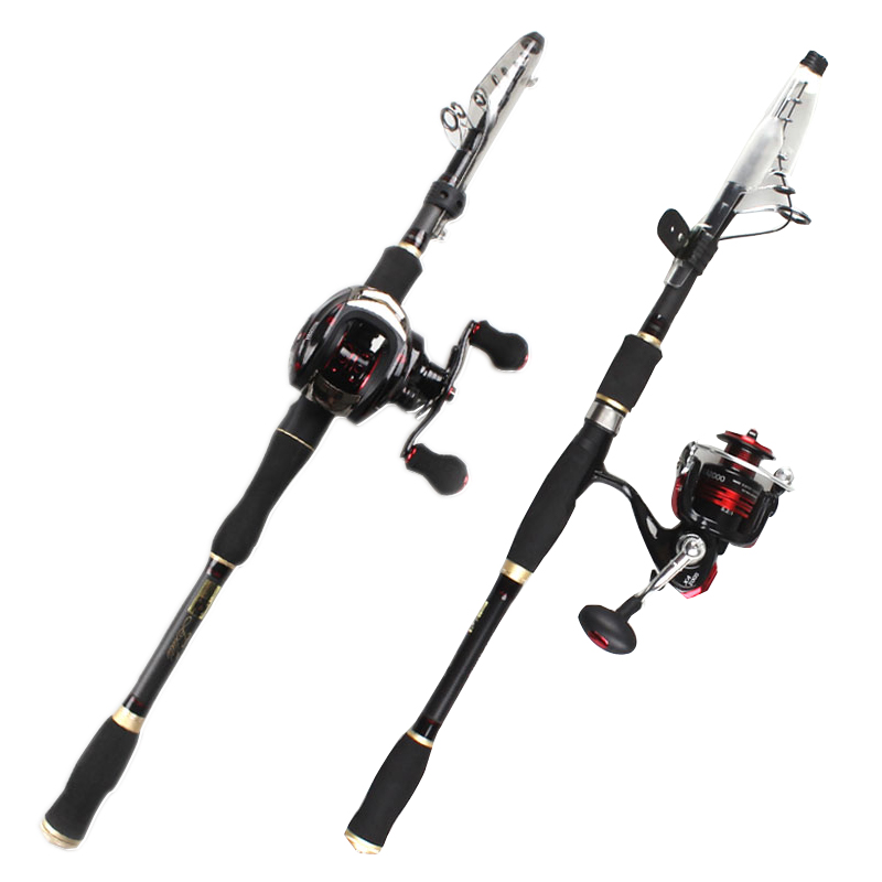 立莱万能四代路亚竿枪/直柄伸缩振出海短矶硬钓鱼竿1.7-3.5MH套装