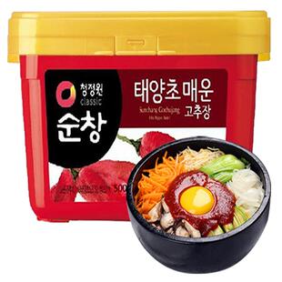 清净园辣椒酱韩国拌饭酱炒年糕辣酱进口石锅拌饭酱韩式火锅甜辣酱