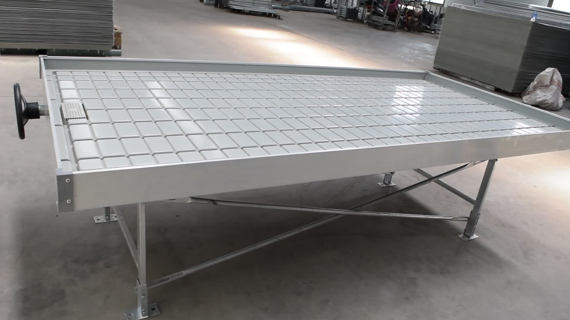 High Quality Size 4ftx8ft Rolling Ebb Flow Bench For Greenhouseebb And