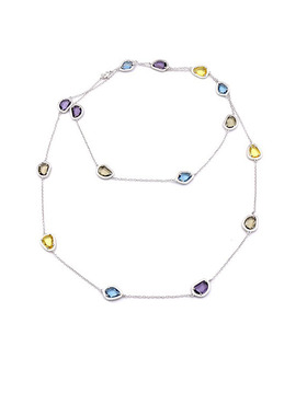 欧美水晶镶嵌大方百搭长款毛衣链