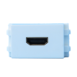 128型地插及面板模块 HDMI2.0高清视频模块 直插型 多媒体弱电