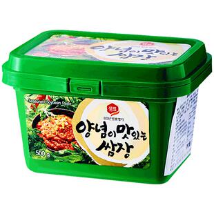 韩国进口 膳府包饭酱500g 拌饭酱韩式烤肉烧烤生菜酱蘸料蘸酱