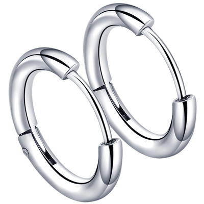 2025年新款潮流个性男士素圈耳环