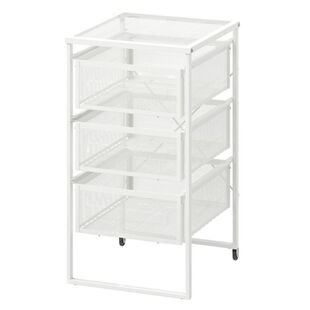 宜家列纳特抽屉柜档案文件柜子移动收纳金属抽屉柜办公桌矮柜IKEA