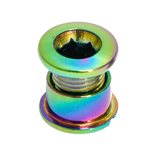 山地车公路车小轮车折叠车牙盘齿盘大盘中盘螺丝盘钉七彩色炫彩色