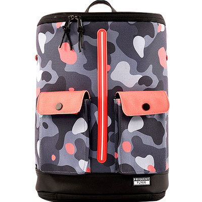 飞行常客frequent香港迷彩书包