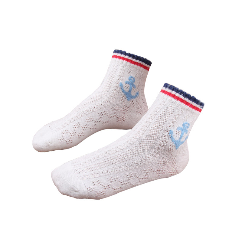 春夏儿童袜子纯棉男童中大童小孩女童冬季运动学院风中筒潮款棉袜