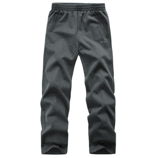 鲁美中老年人运动裤男秋季宽松休闲裤夏季加肥加大码爸爸直筒长裤