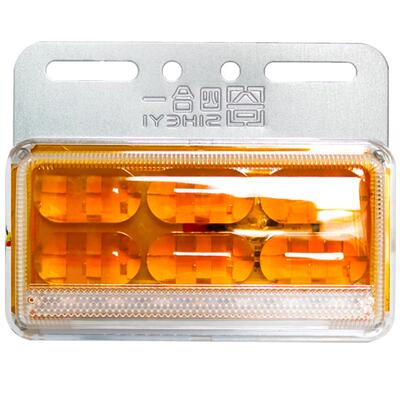 超亮防水照地警示24v伏卡车边灯