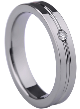 情侣戒指男士单身刻字钻戒女食指