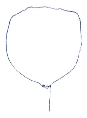 s925纯银银可调节项链万能链