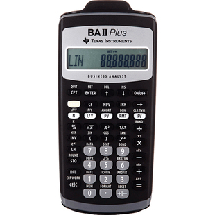 德州仪器TI BA II Plus金融计算器CFA/FRM财务会计考试baii计算机