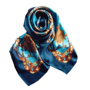 妈妈礼物花语谣新款真丝丝巾职业大方巾桑蚕丝真丝披肩围巾女