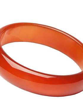 原创设计粉玉髓手镯女玛瑙手串