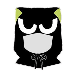 正版罗小黑可爱卡通动漫连帽围巾 秋冬毛绒帽子男生女生圣诞礼物