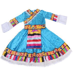 新款女装成人藏族舞蹈演出服装水袖 少数民族服装广场舞表演服饰