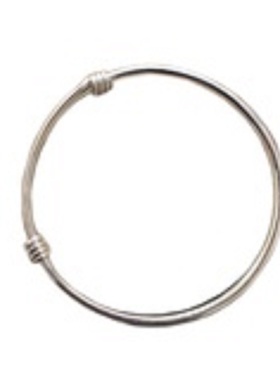 贵州手工s999足银手镯素面金典