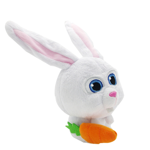 爱宠大机密 美国正版雪球玩偶小白兔 snowball兔子公仔儿童礼物