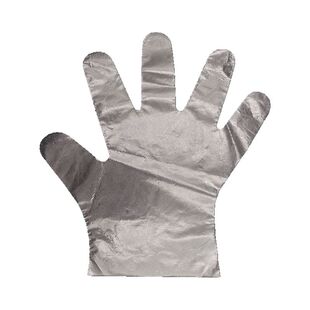 一次性手套理发店专用烫染食品级塑料餐饮家务加厚pe发廊美发工具