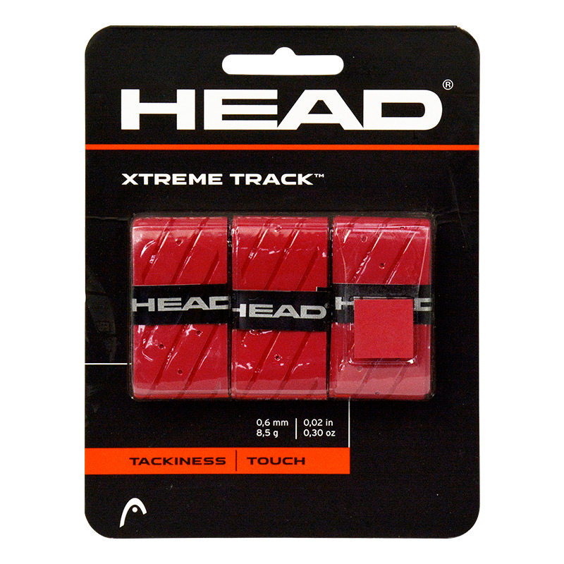 HEAD海德网球拍手胶XTREME TRACK羽毛球拍防滑吸汗带弹弓鱼竿绑带