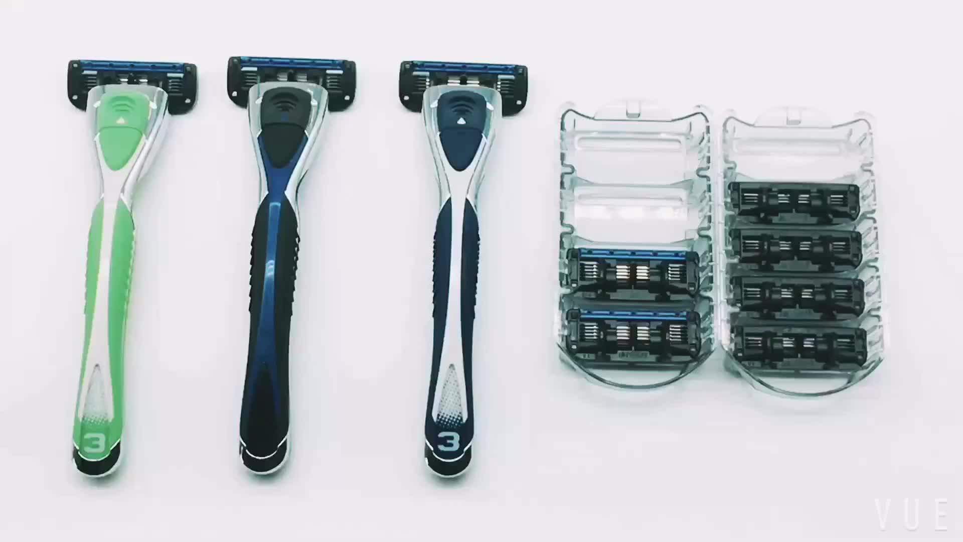 Imported Caliber Men Color Three Welded Blade Metal Shaving Machine